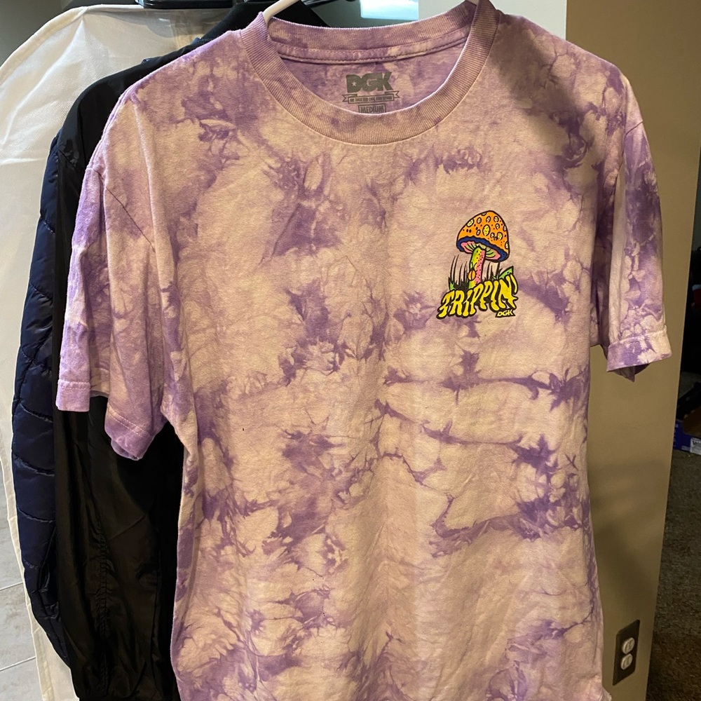 DGK 'Trippin’ Purple Tie-Dye Graphic Tee